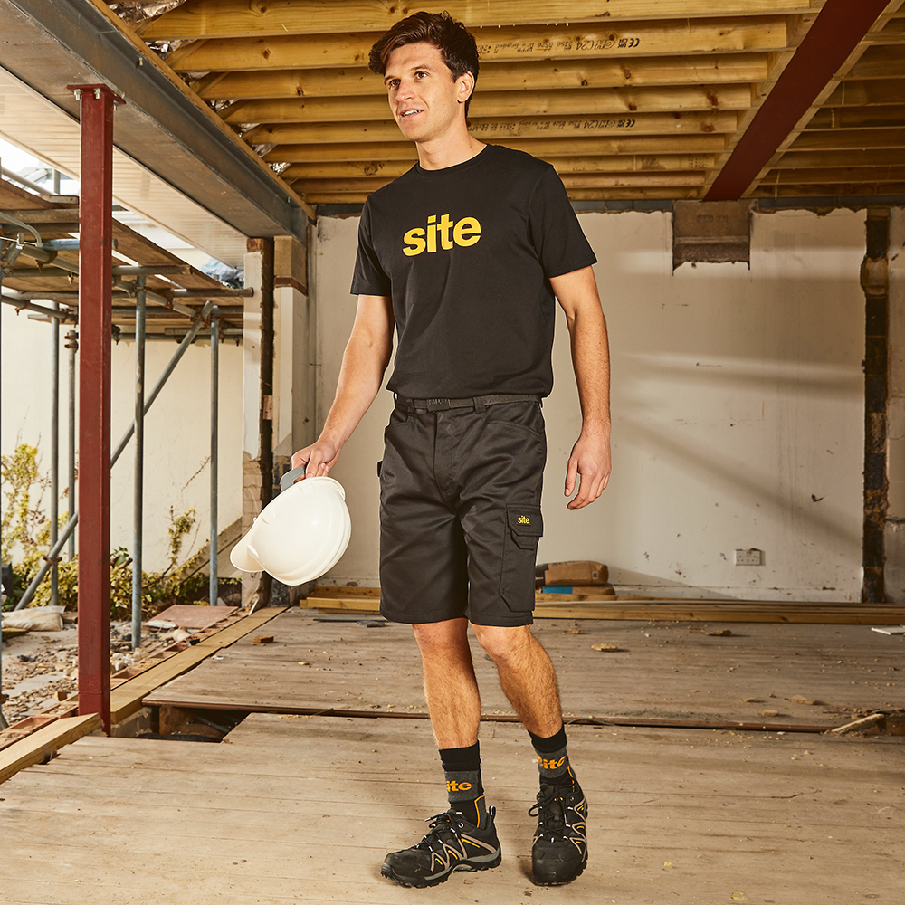 Pantaloni scurti barbati SITE Sember, marimea 42, negru