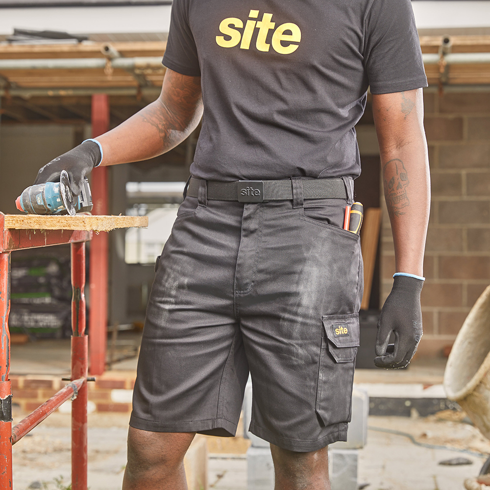 Pantaloni scurti barbati SITE Sember, marimea 42, negru