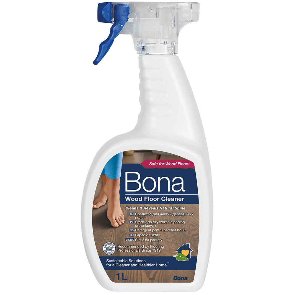 Detergent spray pentru parchet lacuit BONA, 1 l