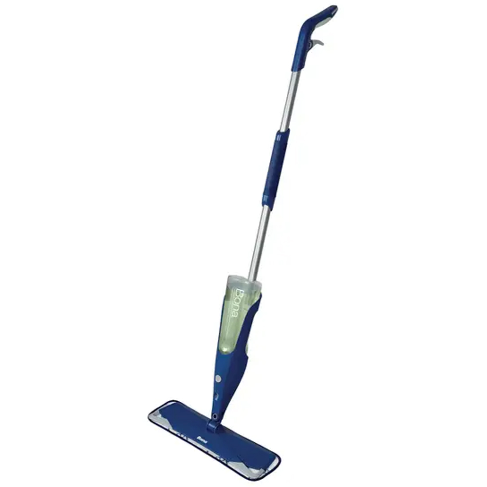 Mop spray BONA Premium, parchet laminat, ceramica, cartus reincarcabil 0.85 l, albastru