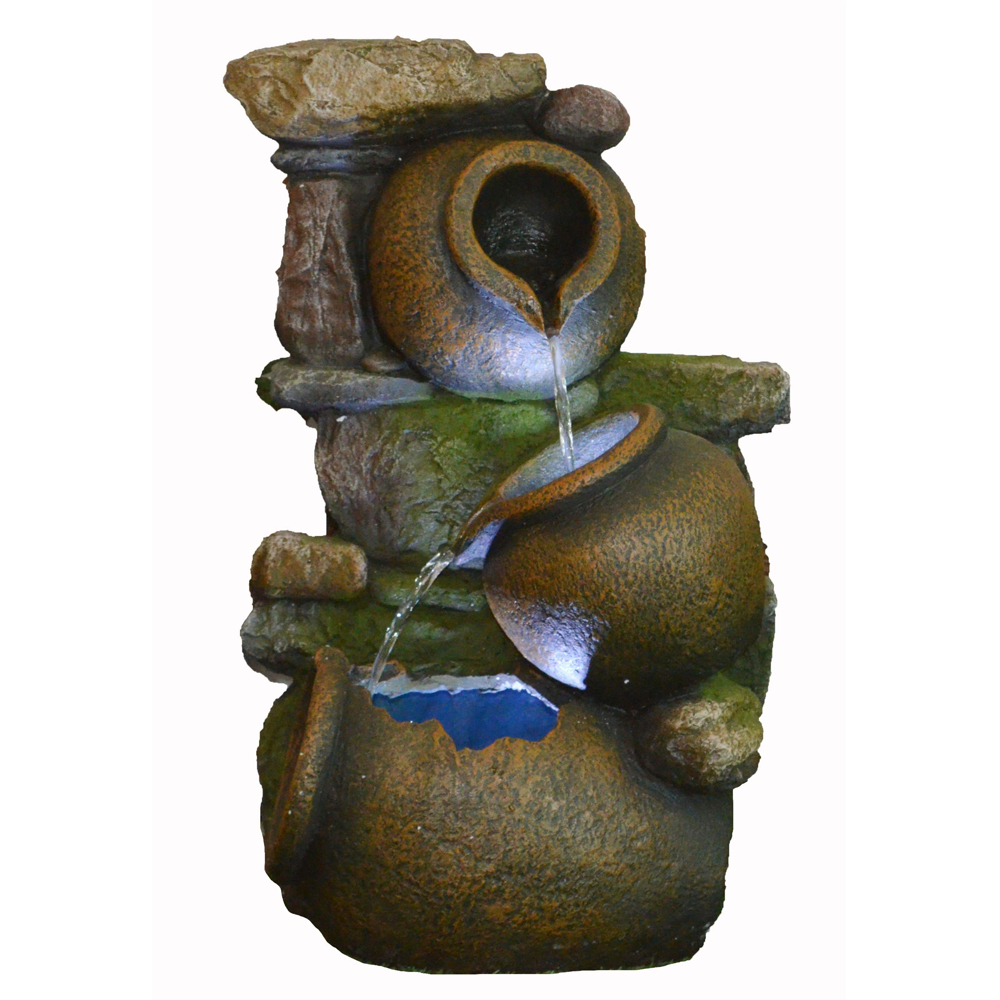 Fantana arteziana gradina, LED, 40 x 26 x 61 cm