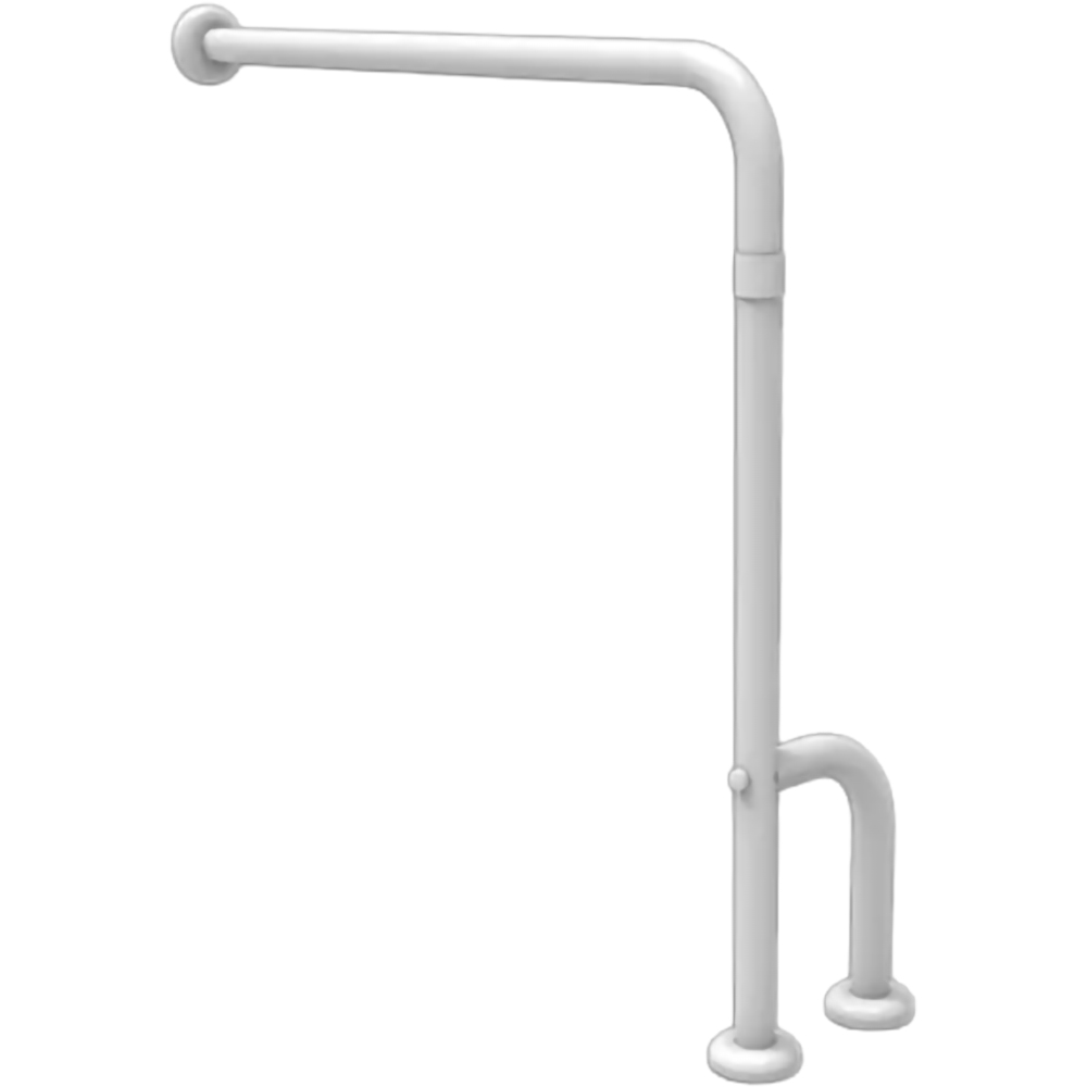 Bara sprijin cada GOMAN ZB01/01, 80 x 80 cm, alb
