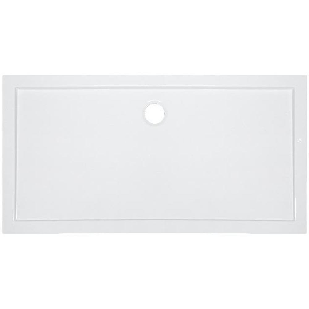 Cadita dus GOODHOME Vorma, dreptunghiulara, 70 x 140 x 4 cm, alb