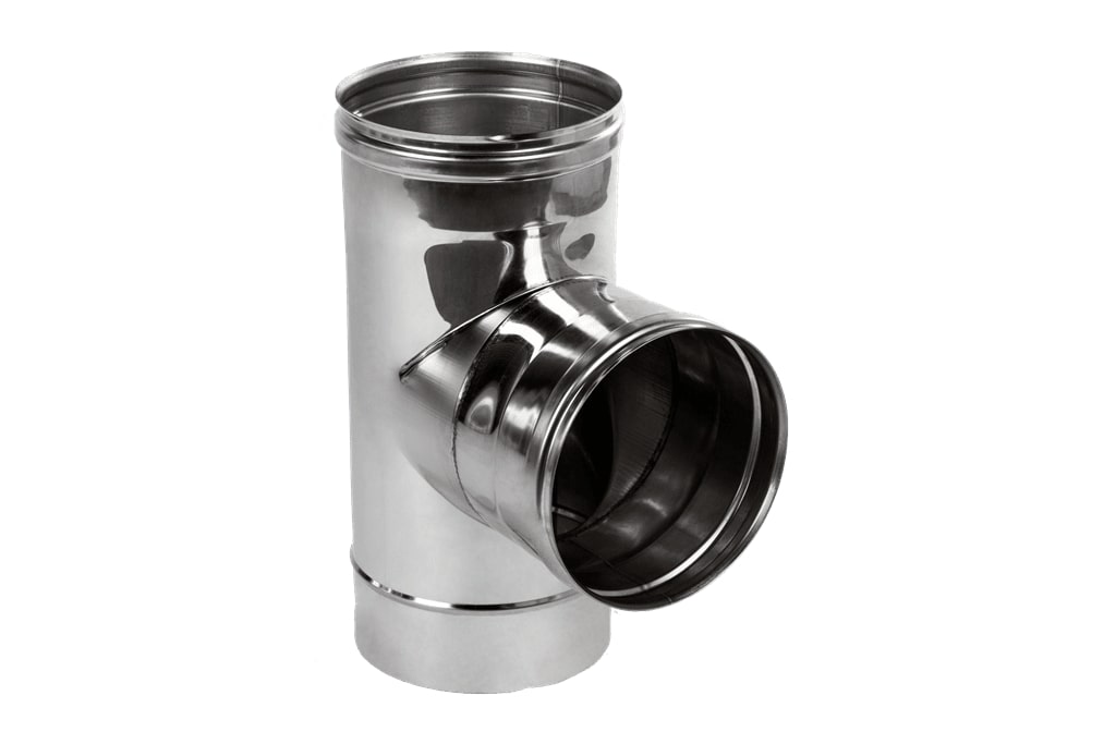 Teu SP pentru evacuarea gazelor arse, D160 mm, inox