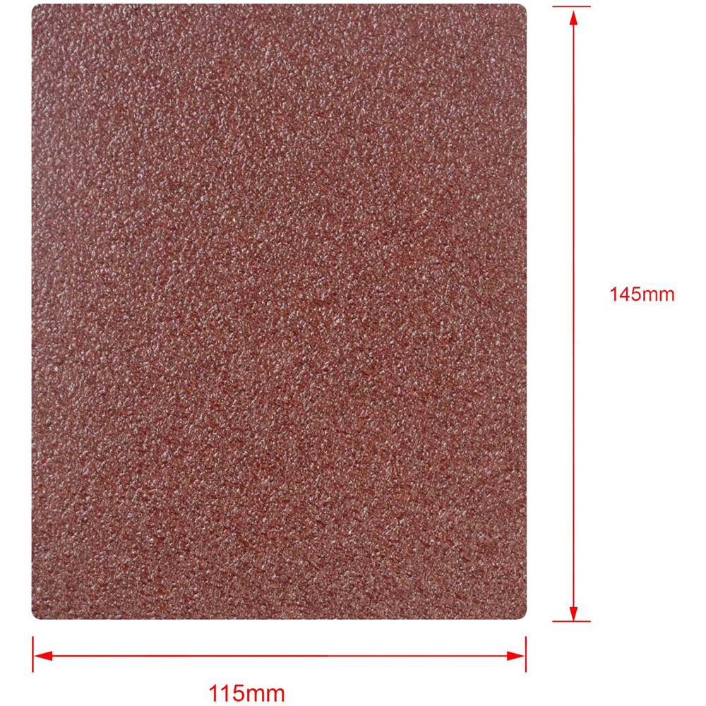 Set foi slefuire detaliu MAC ALLISTER, 145 x 115 mm, P120, 5buc