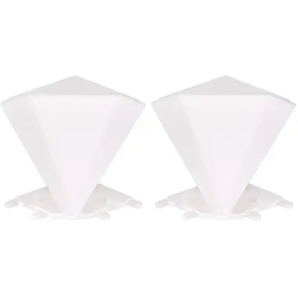 Set 2 accesorii profil TE-MA 101423800, 2buc, alb