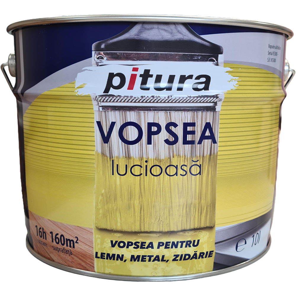 Email Kober Pitura, alb, 10L