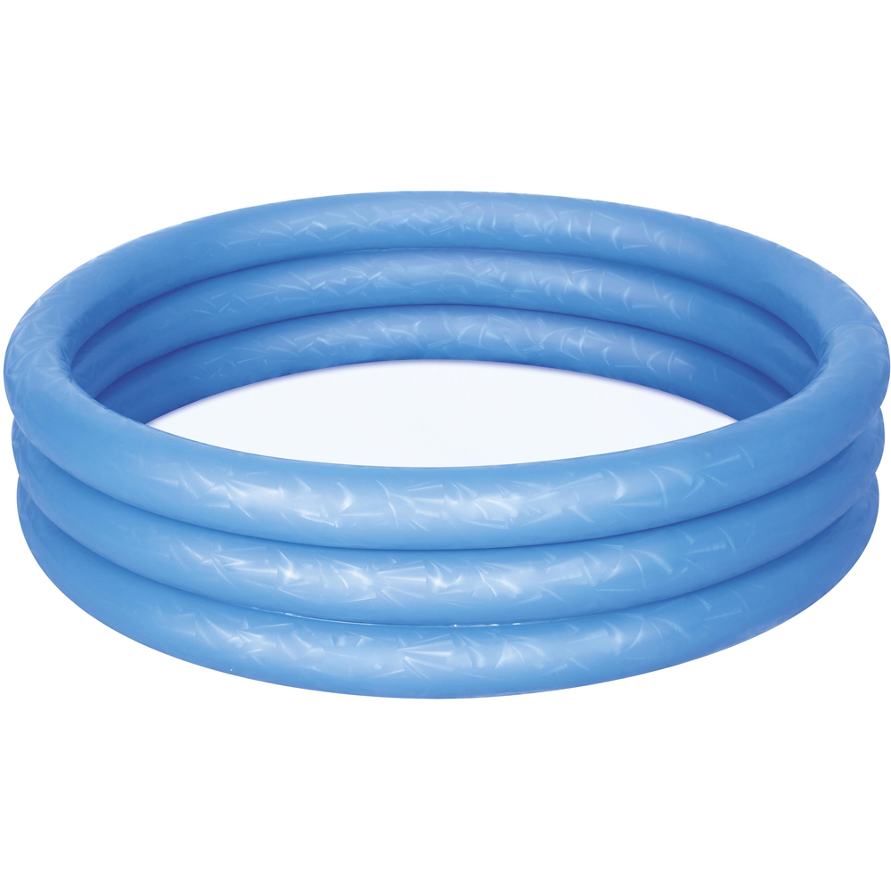 Piscina gonflabila cu 3 inele BESTWAY, D102cm, 25cm, multicolor