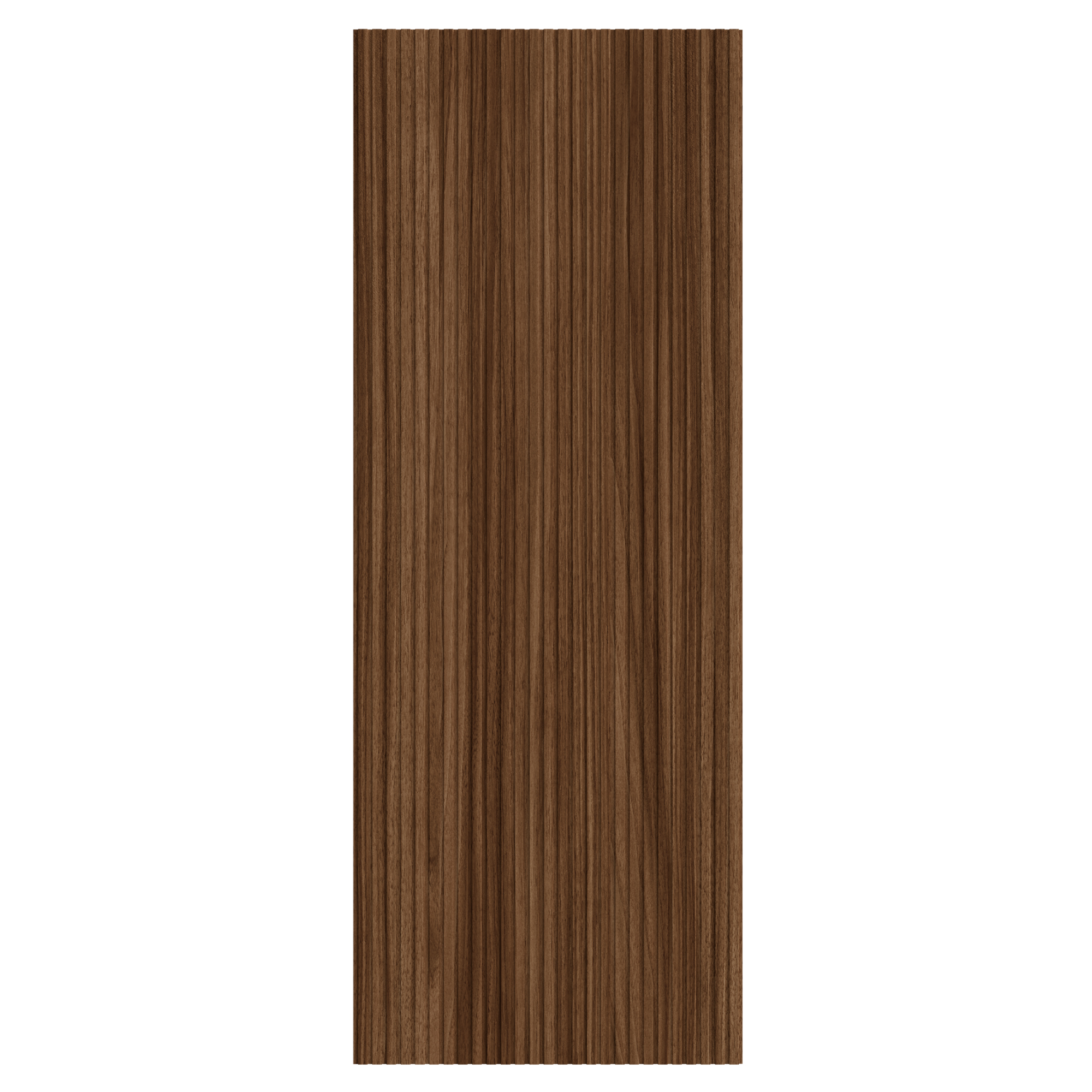 Panou riflaj decorativ, 280 cm x 12.1 cm, MDF, maro, suprafata acoperire 1.36 mp/pachet