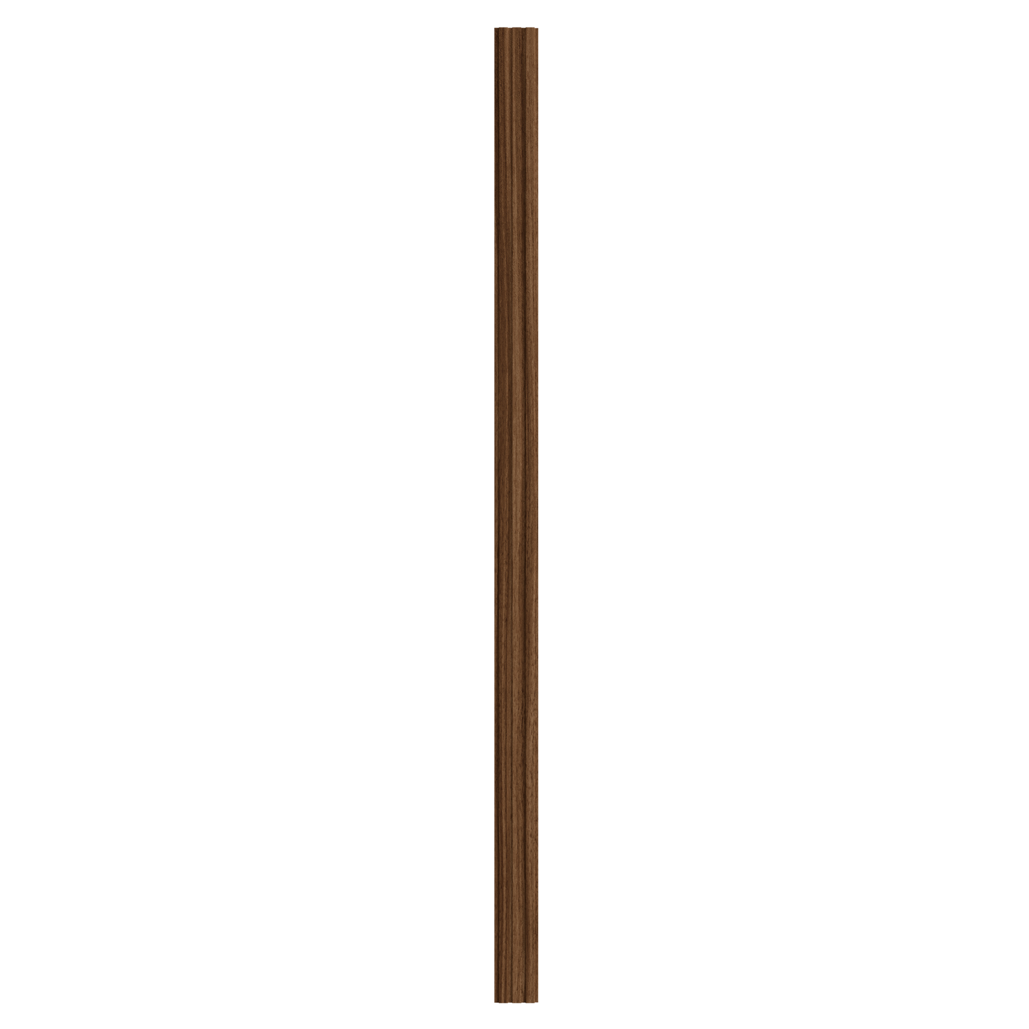Panou riflaj decorativ, 280 cm x 12.1 cm, MDF, maro, suprafata acoperire 1.36 mp/pachet