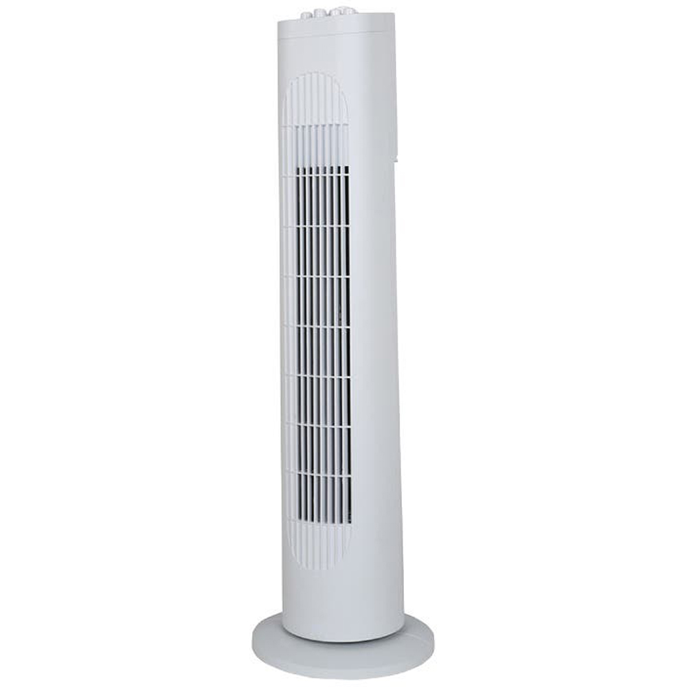 Ventilator turn, 3 trepte de viteza, 45W, alb