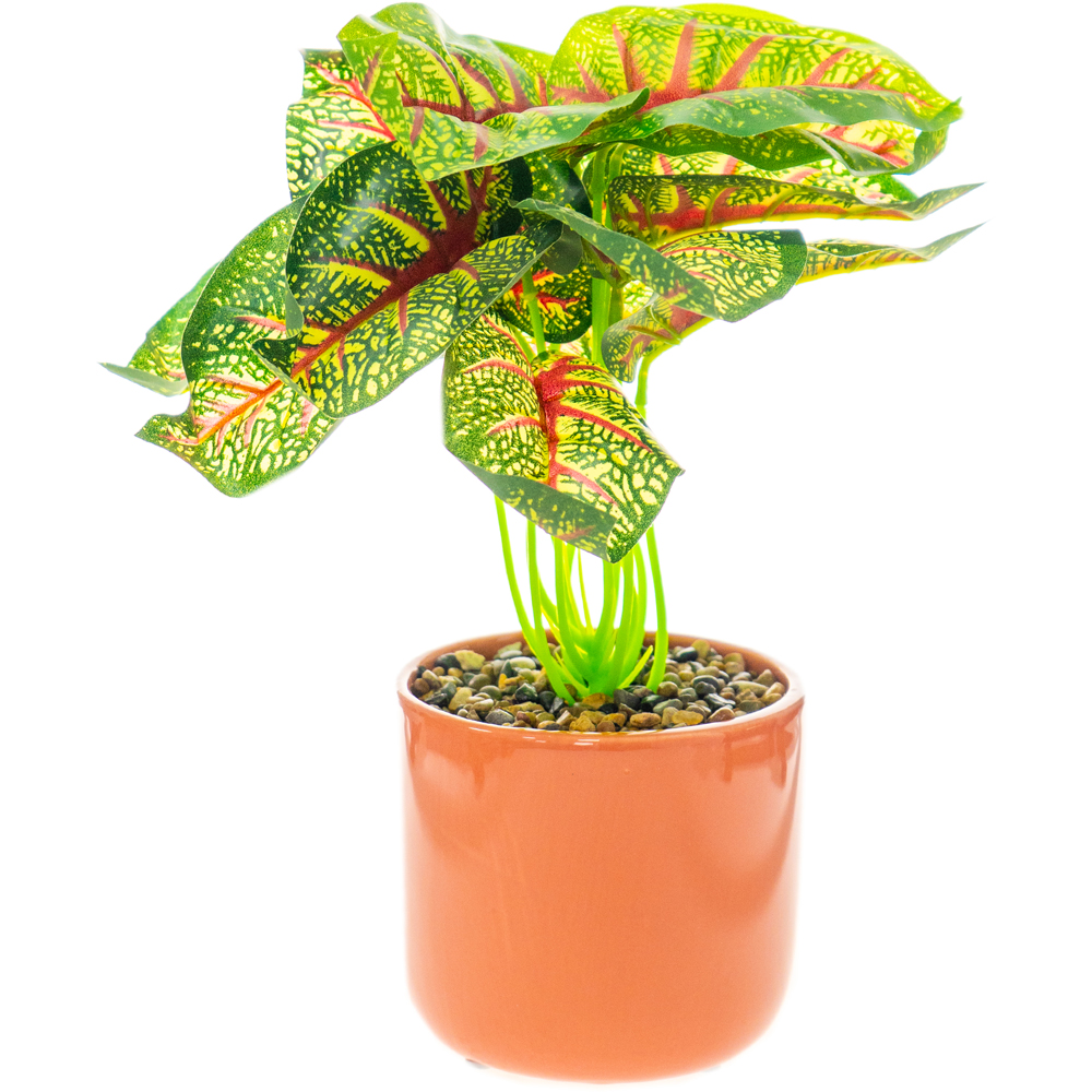 Planta artificiala in vas ceramic, 20 cm