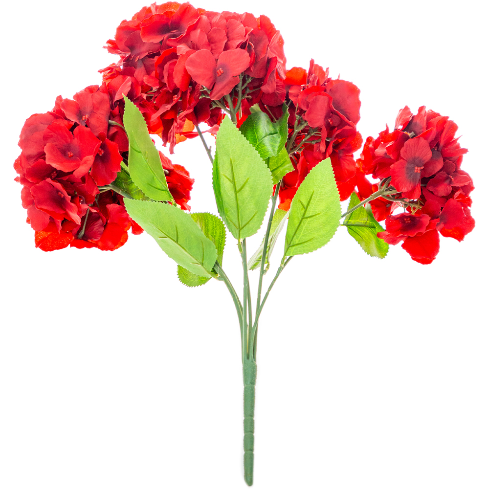 Buchet hortensie artificiala, 6 fire, 50 cm