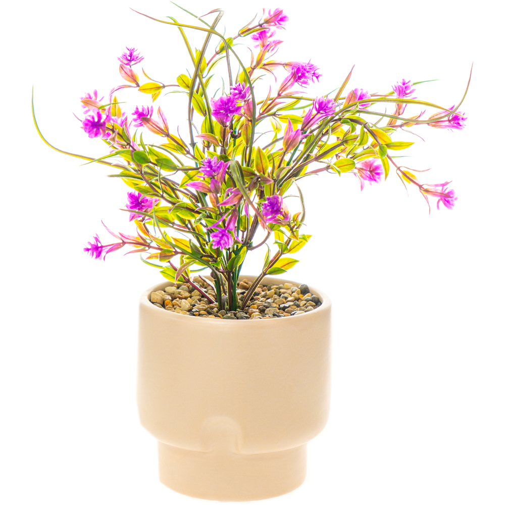 Aranjament floral in vas ceramic, 30 cm
