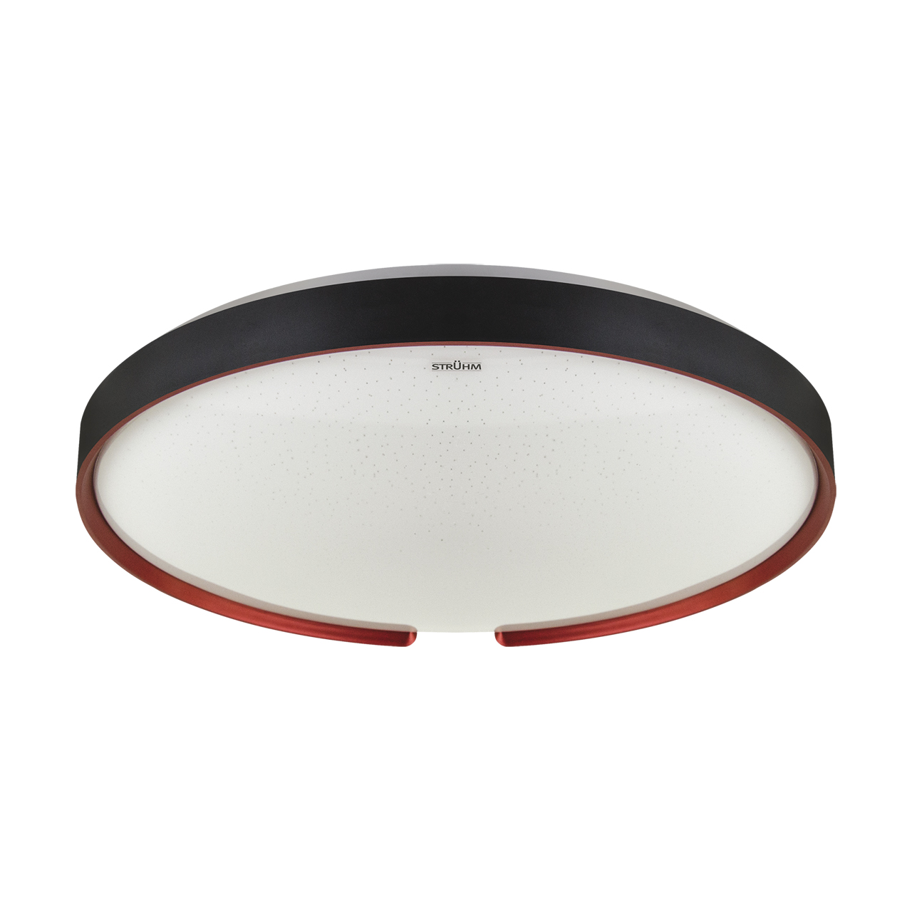 Plafoniera LED STRUHM Esperanto, 24W, 2810lm, intensitate reglabila, alb-negru