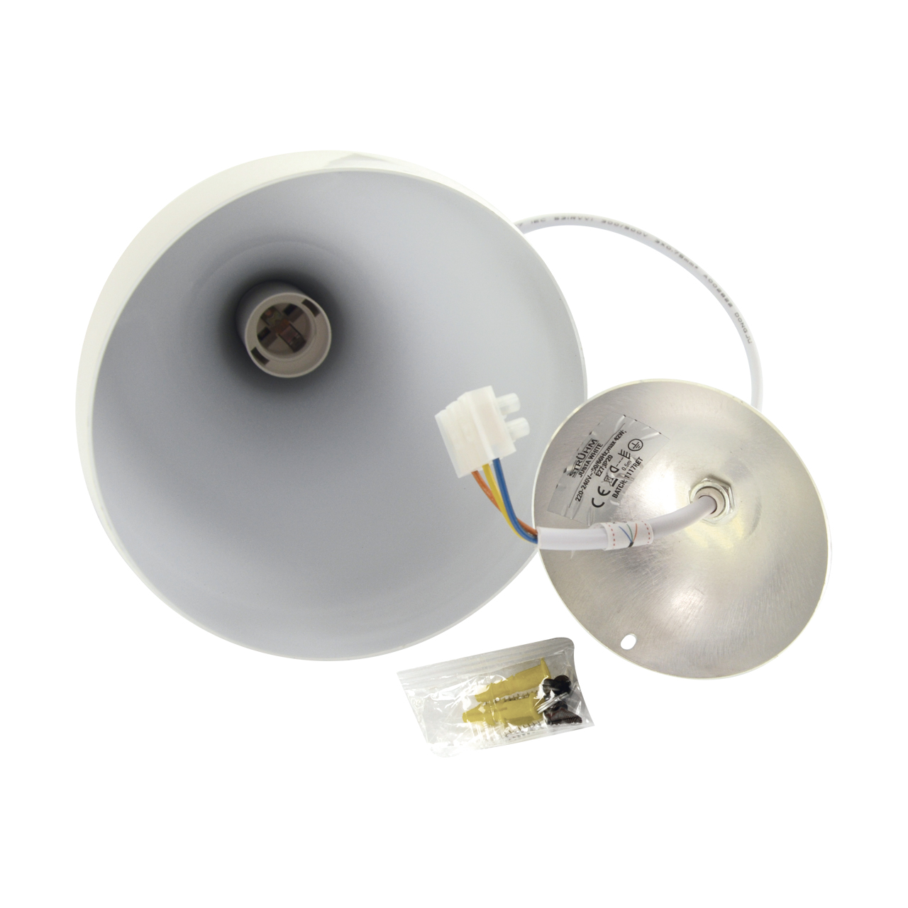 Pendul STROHM Justa 03265, E27, 42W, alb