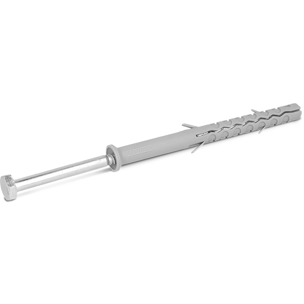 Diblu universal RAWLPLUG, 8 x 100 mm, 120 buc, argintiu