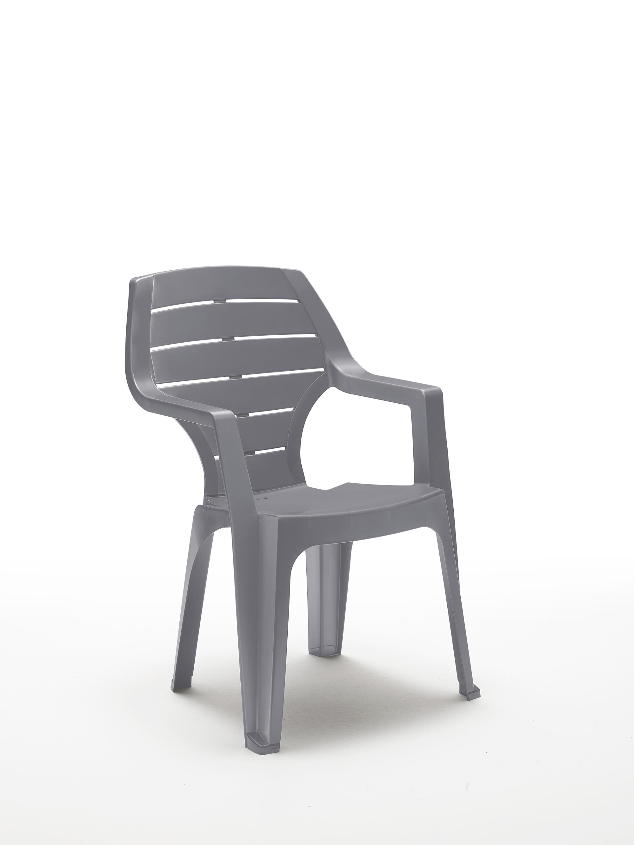 Scaun terasa BICA Marne, 61 x 58 x 88 cm, gri