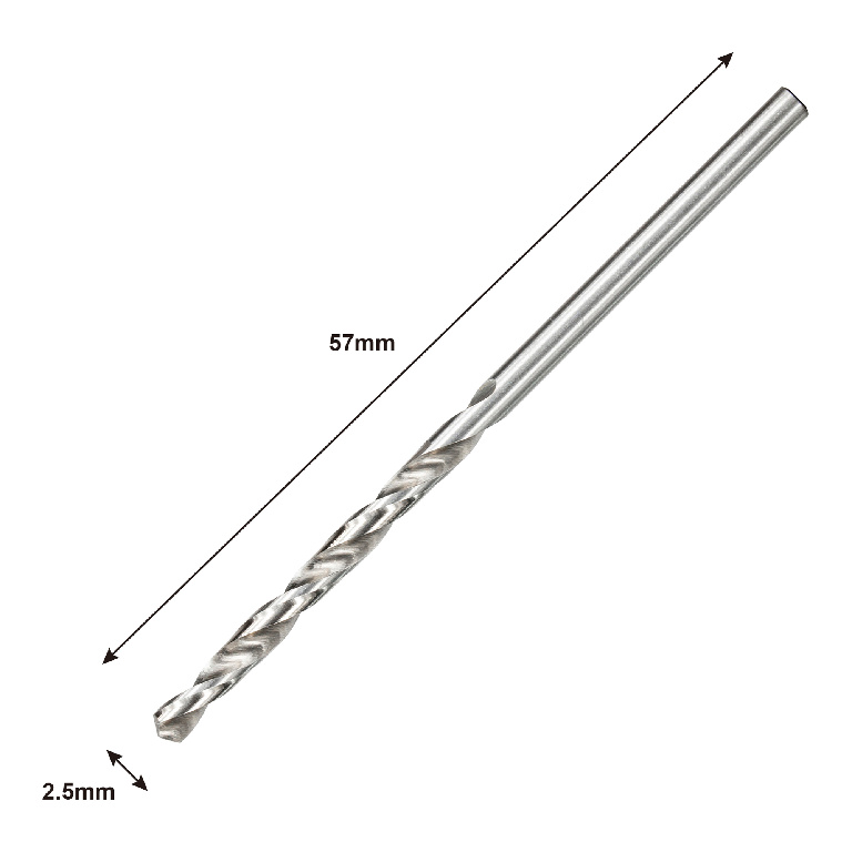 Burghiu HSS Mac Alister, 2.5 mm, 2 bucati