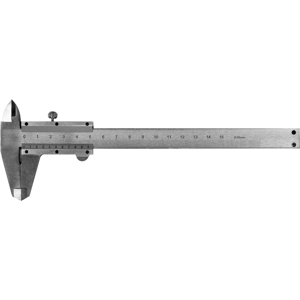 Subler VOREL, 150 mm, precizie 002 mm, inox