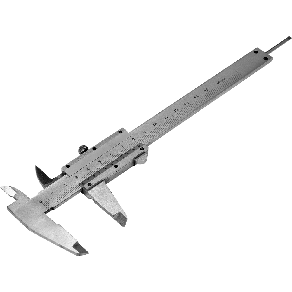 Subler VOREL, 150 mm, precizie 002 mm, inox