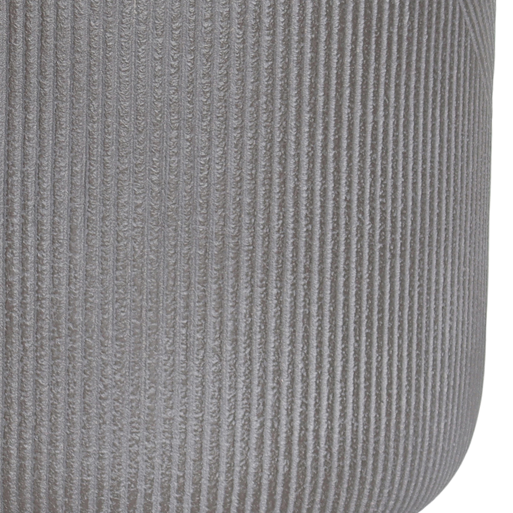 Ghiveci flori VERVE, lut, D 30 cm, gri