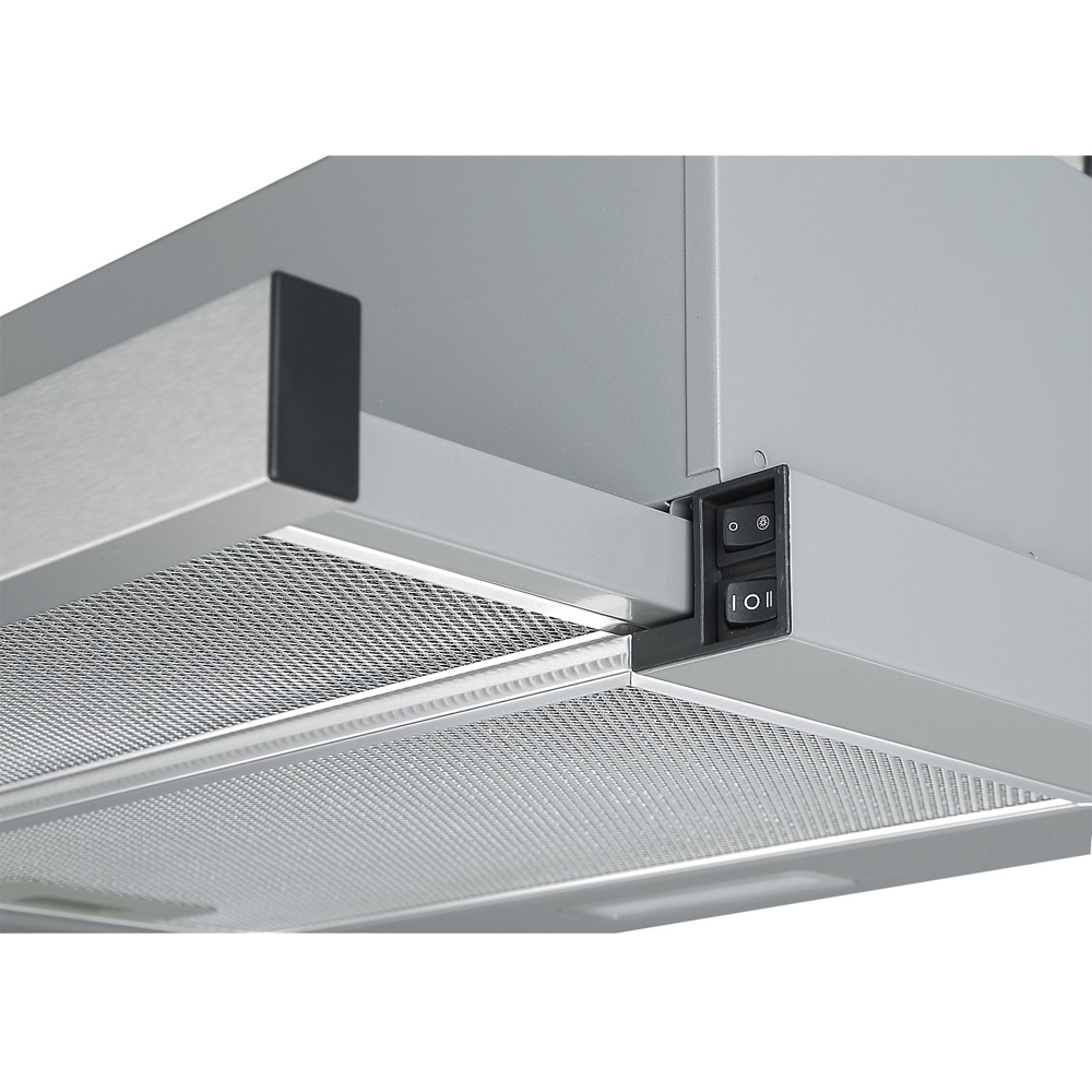 Hota incorporabila telescopica NNTHS60EU, 1 motor, 400 m3/h, L 60 cm, inox
