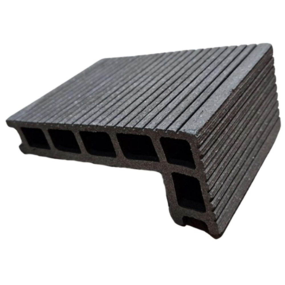 Profil WPC coltar inchidere, 220 x 14 x 6 cm, maro inchis