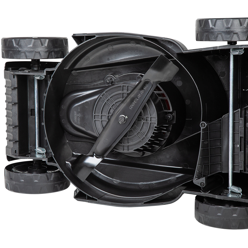 Masina de tuns iarba PERFORMANCE POWER, Electrica, 1200W, latime taiere 32 cm, cos 27L, negru-rosu