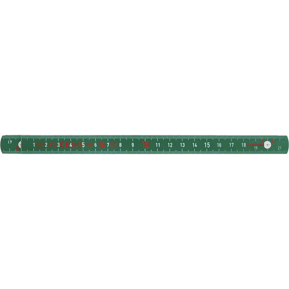 Metru de tamplarie pliabil BOSCH, 2 m, nailon armat si fibra de sticla, verde