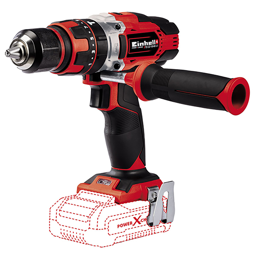 Masina de gaurit si insurubat (bormasina) EINHELL TP-CD 18/60 Li-i BL Solo 18V, 32000RPM, 60Nm, 21 trepte de torsiune, mandrina rapida 13mm, fara acumulator, percutie