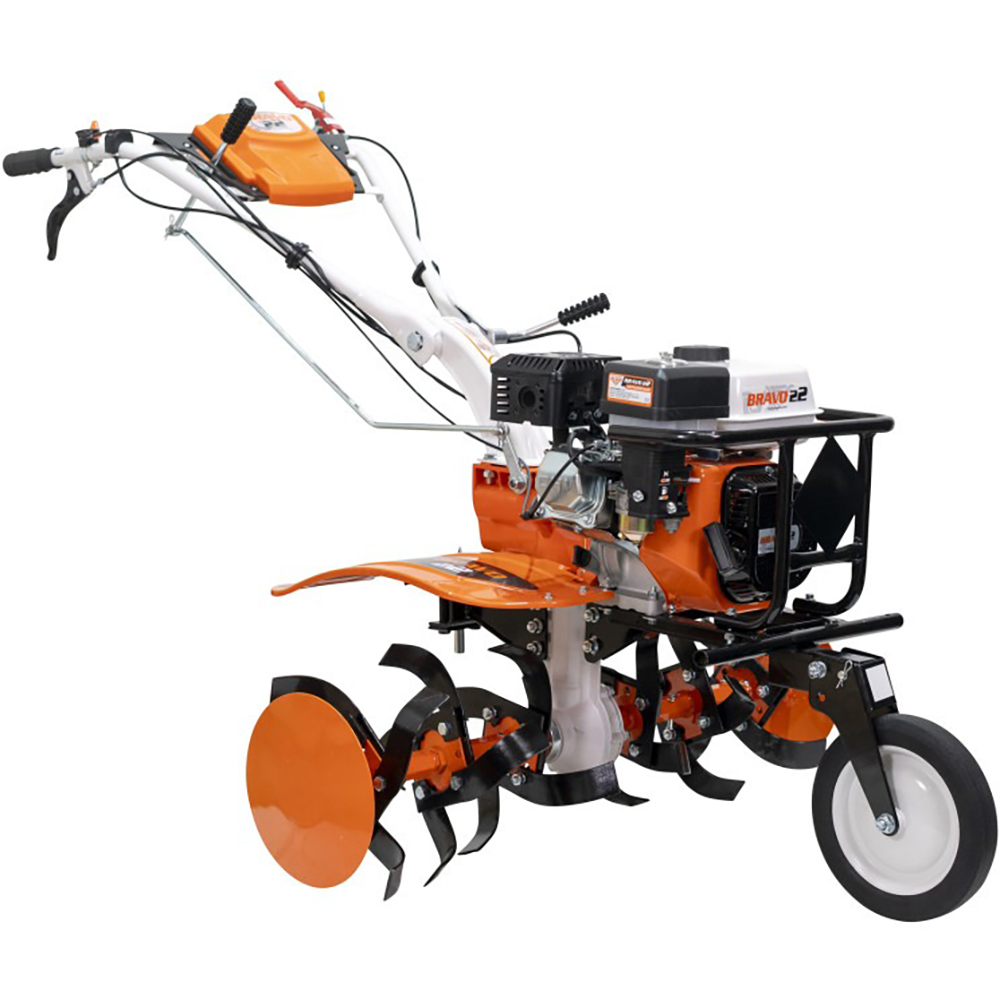 Motosapa Ruris Bravo, motor 4 timpi, 8.5 CP, benzina, 2 viteze inainte + 1 inapoi, portocaliu