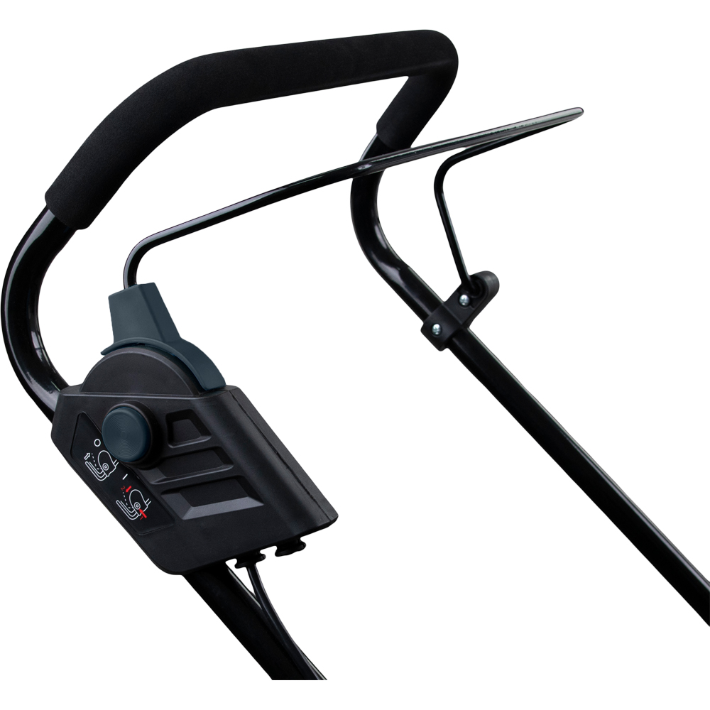 Kit Masina de tuns iarba pe acumulator PERFORMANCE POWER, Electrica, 36 V, latime taiere 38 cm, cos 42L, negru-rosu
