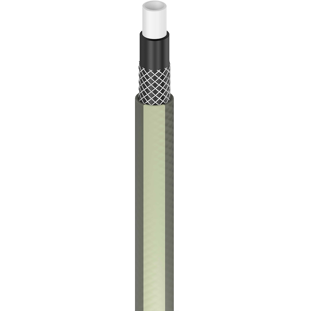 Furtun pentru gradina VERVE, 4 straturi,19 mm x 50 m, plastic, verde