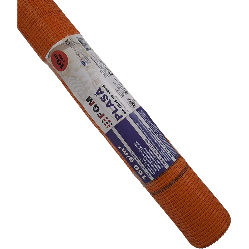 Plasa fibra sticla DJOFRA M, 160 g/mp, portocaliu
