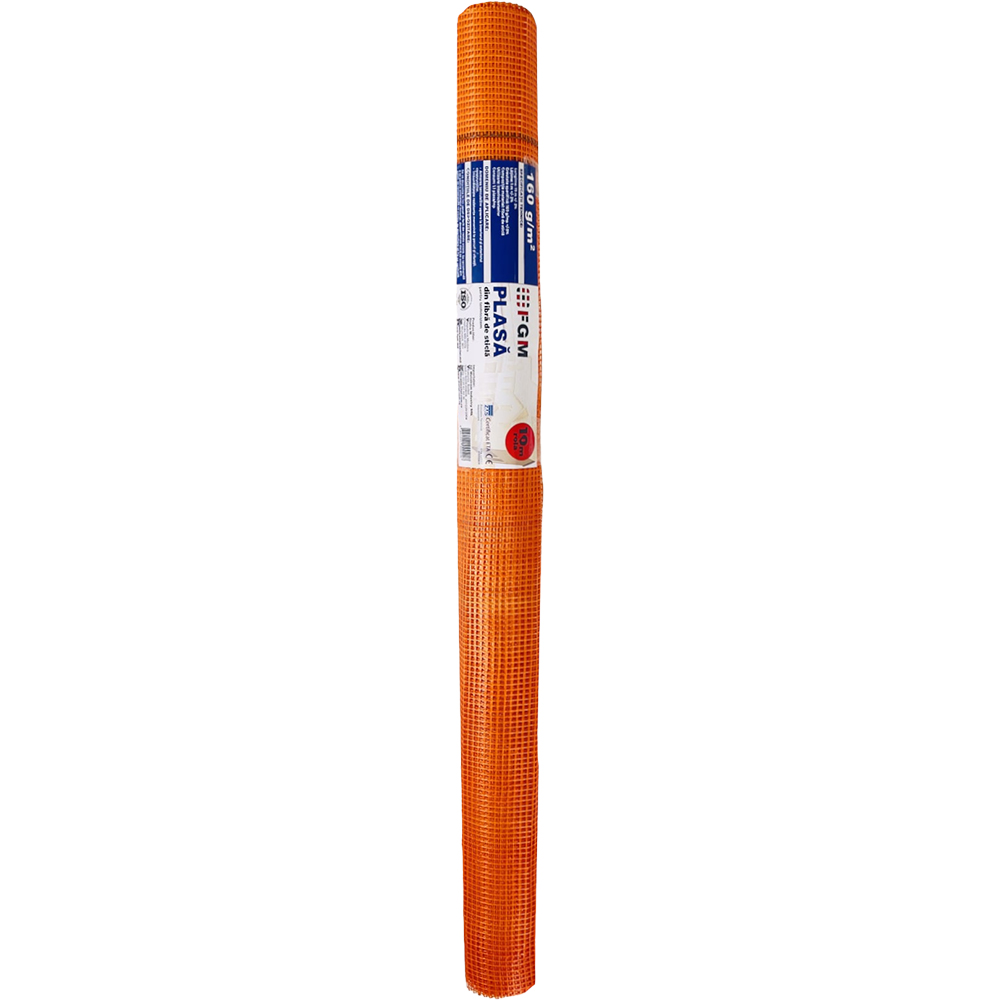 Plasa fibra sticla DJOFRA M, 160 g/mp, portocaliu