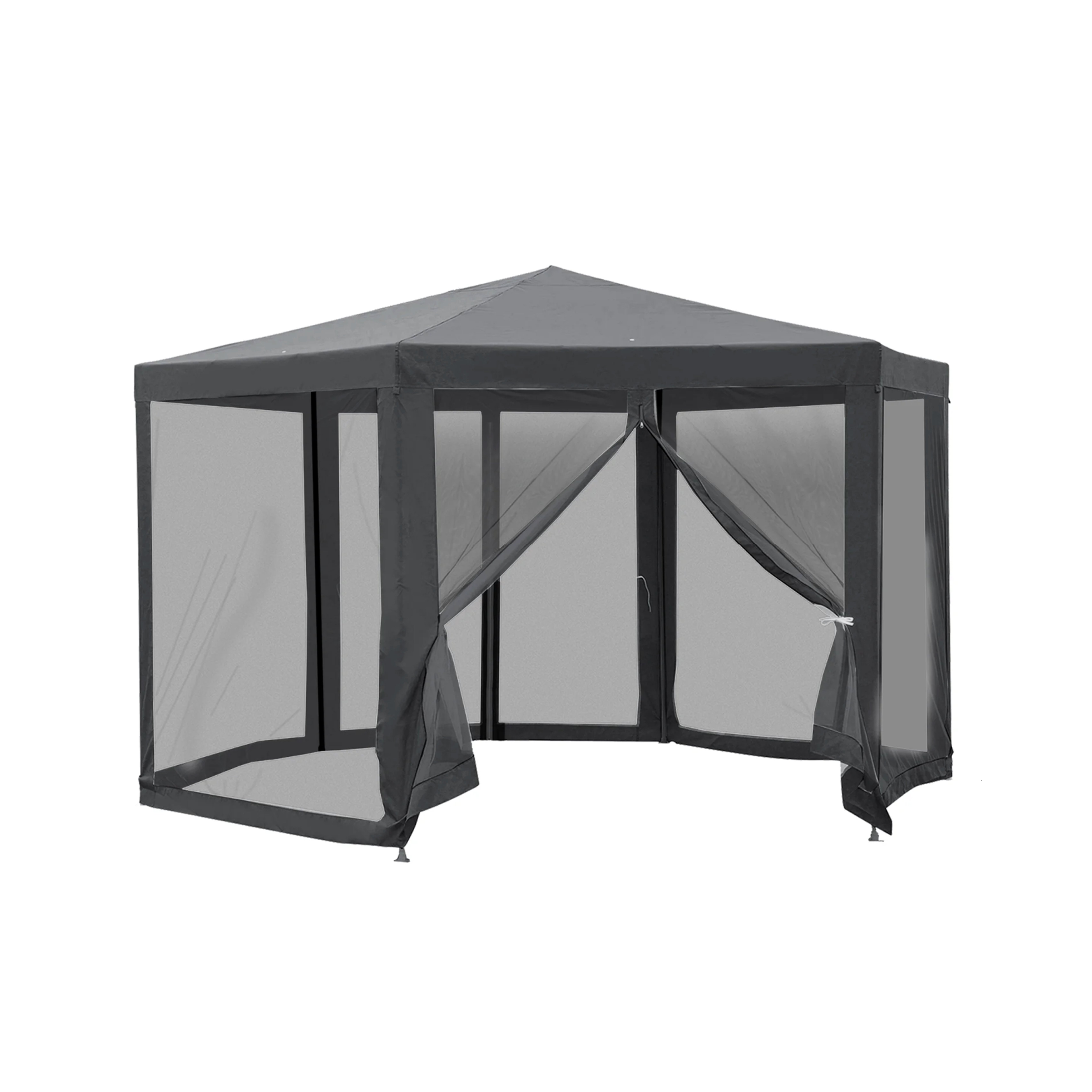 Pavilion gradina Home Decor, poliester, 200 x 250 cm, gri