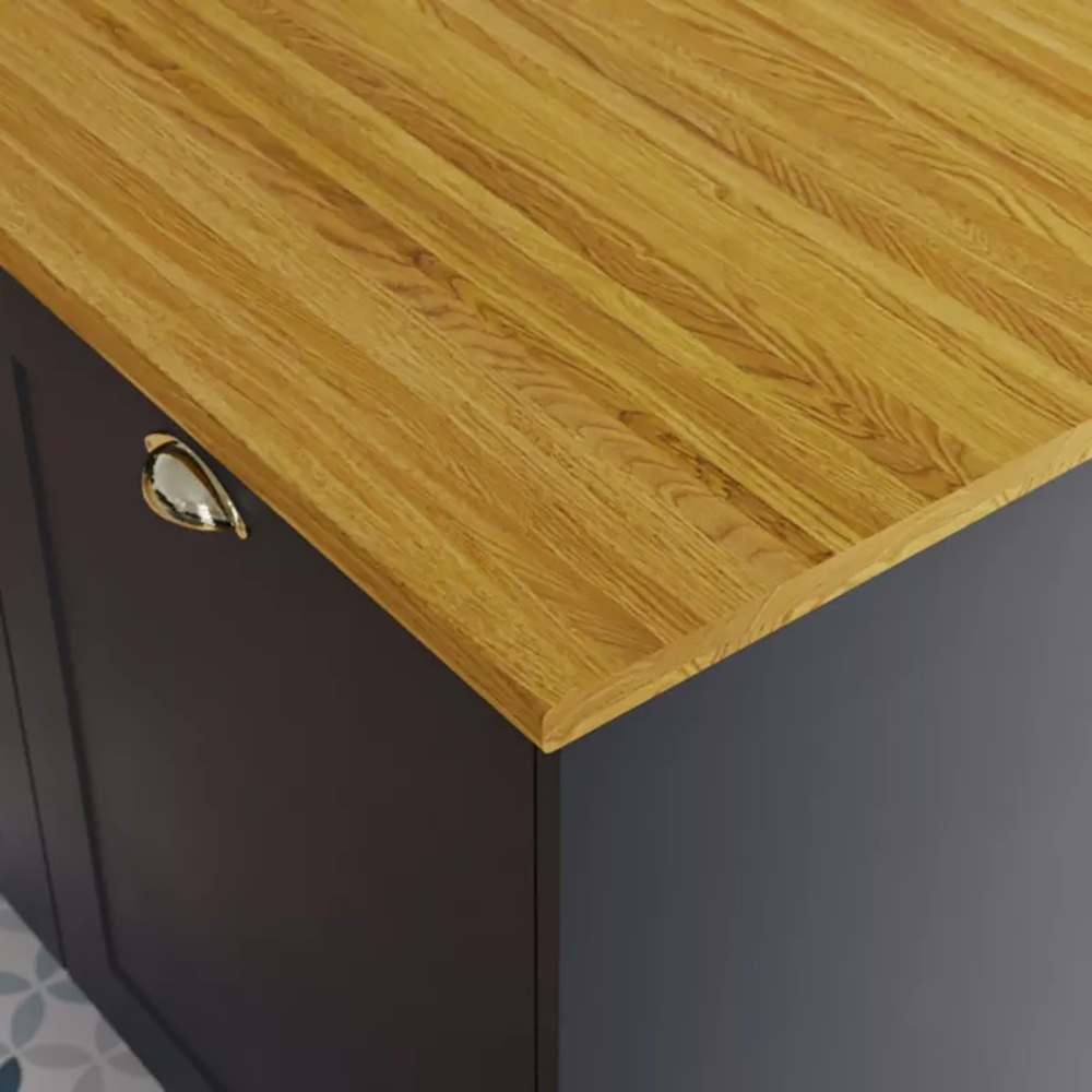 Blat bucatarie GOODHOME Veneer, PAL, 300 x 62 x 3.8 cm, maro