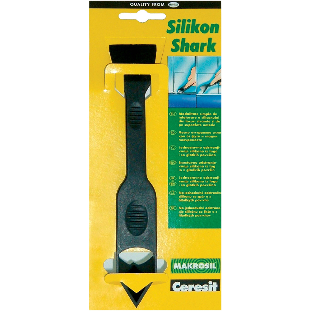 Unealta de lucru cu silicon CERESIT Silikon Shark, negru