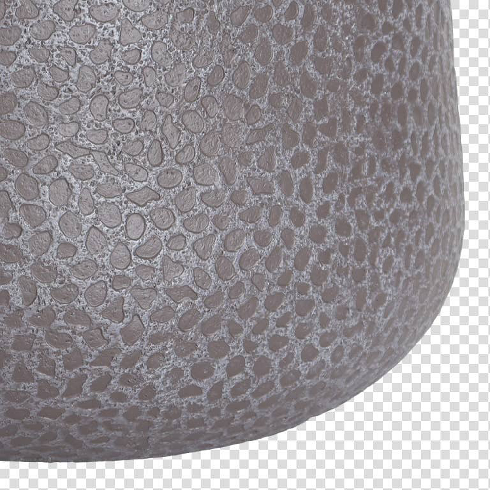 Ghiveci flori VERVE, lut, D 32 cm, gri