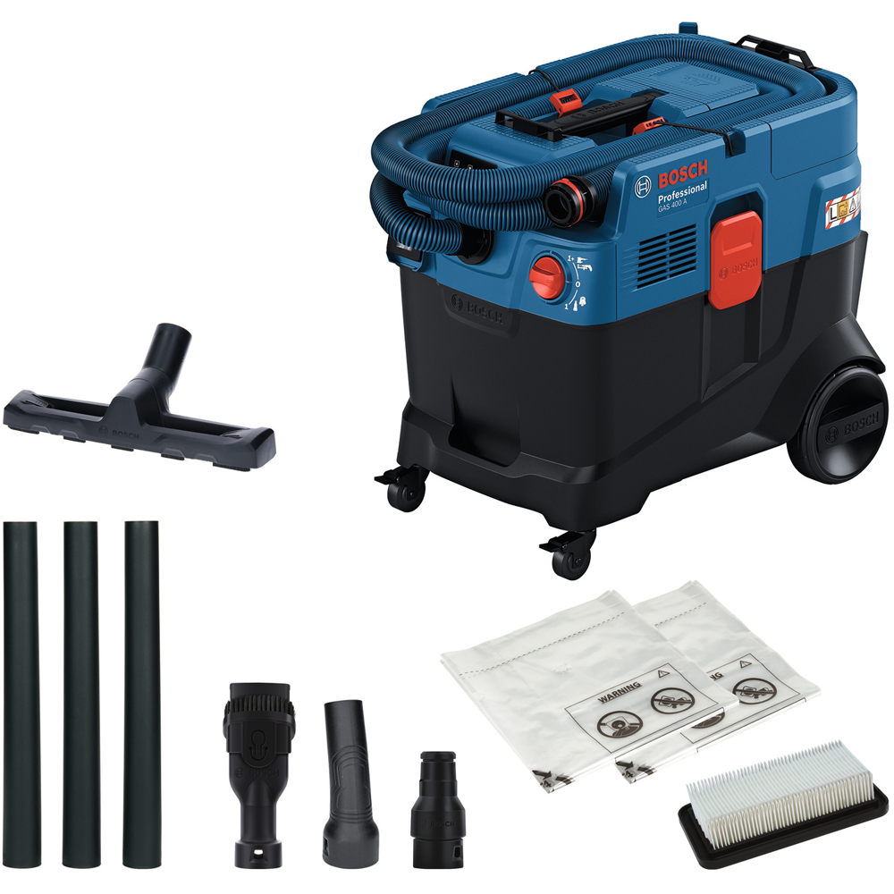 Aspirator umed/uscat BOSCH GAS 400A, 1200W, 28l, albastru