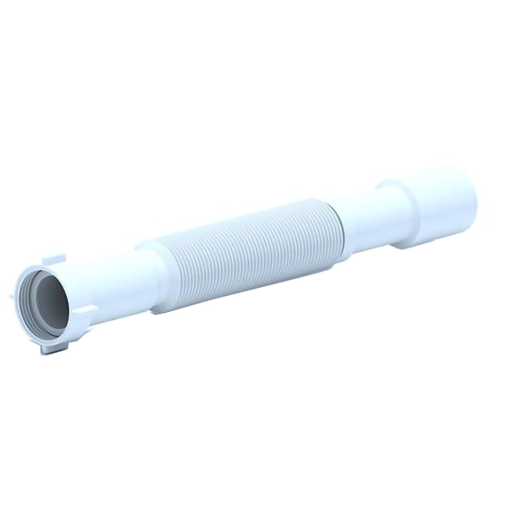 Racord flexibil Te-Ma, polipropilena, D 32-40mm, 1 1/2", alb