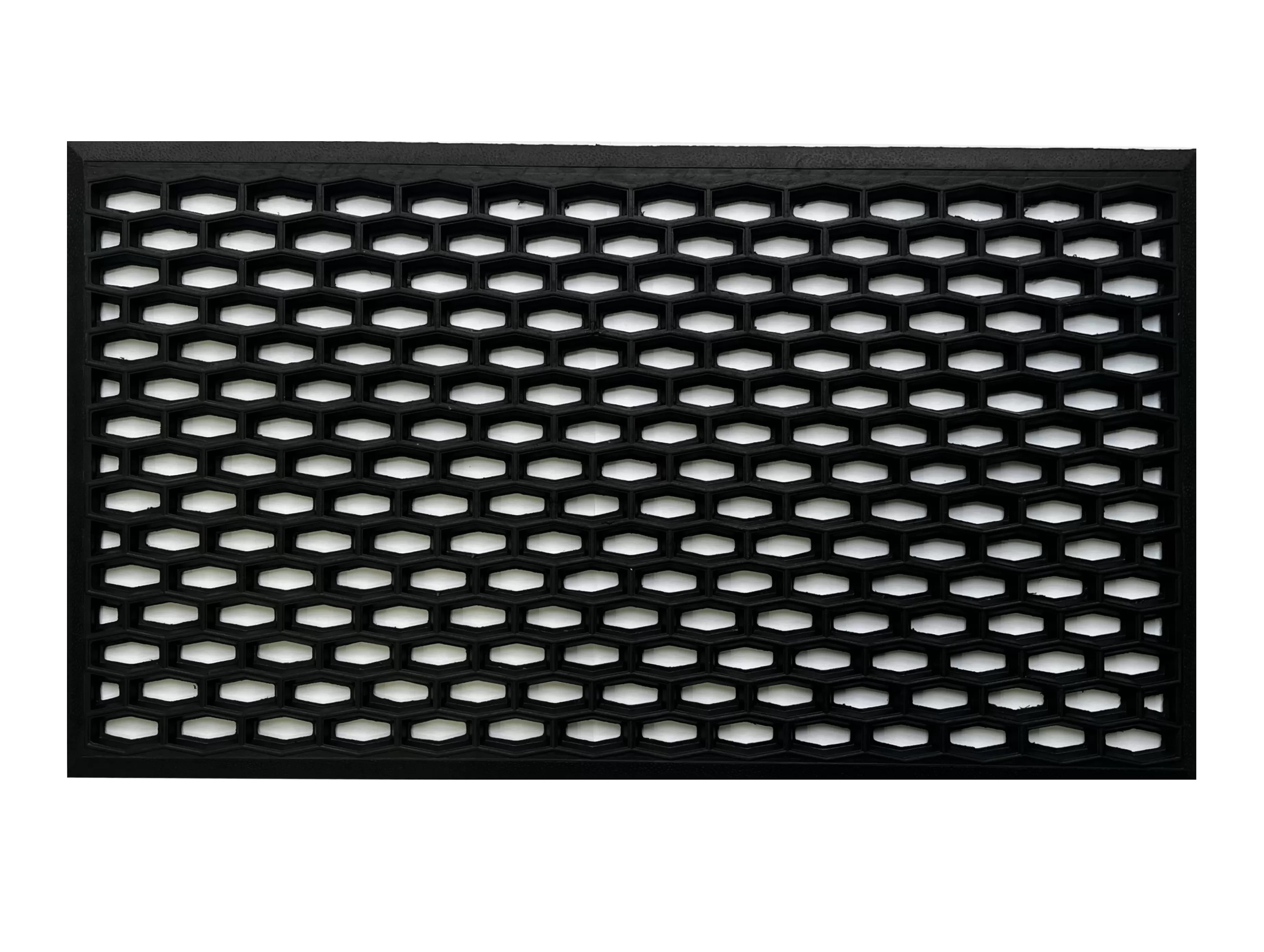 Covoras intrare UNIC SPOT Tris, 40 x 70 cm, cauciuc, negru
