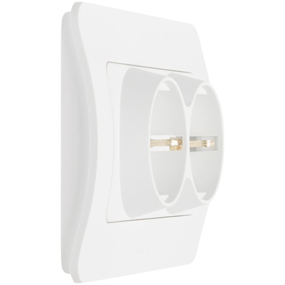 Priza electrica ELBI EL0072890, IP20, 16A, 220-240 V, alb