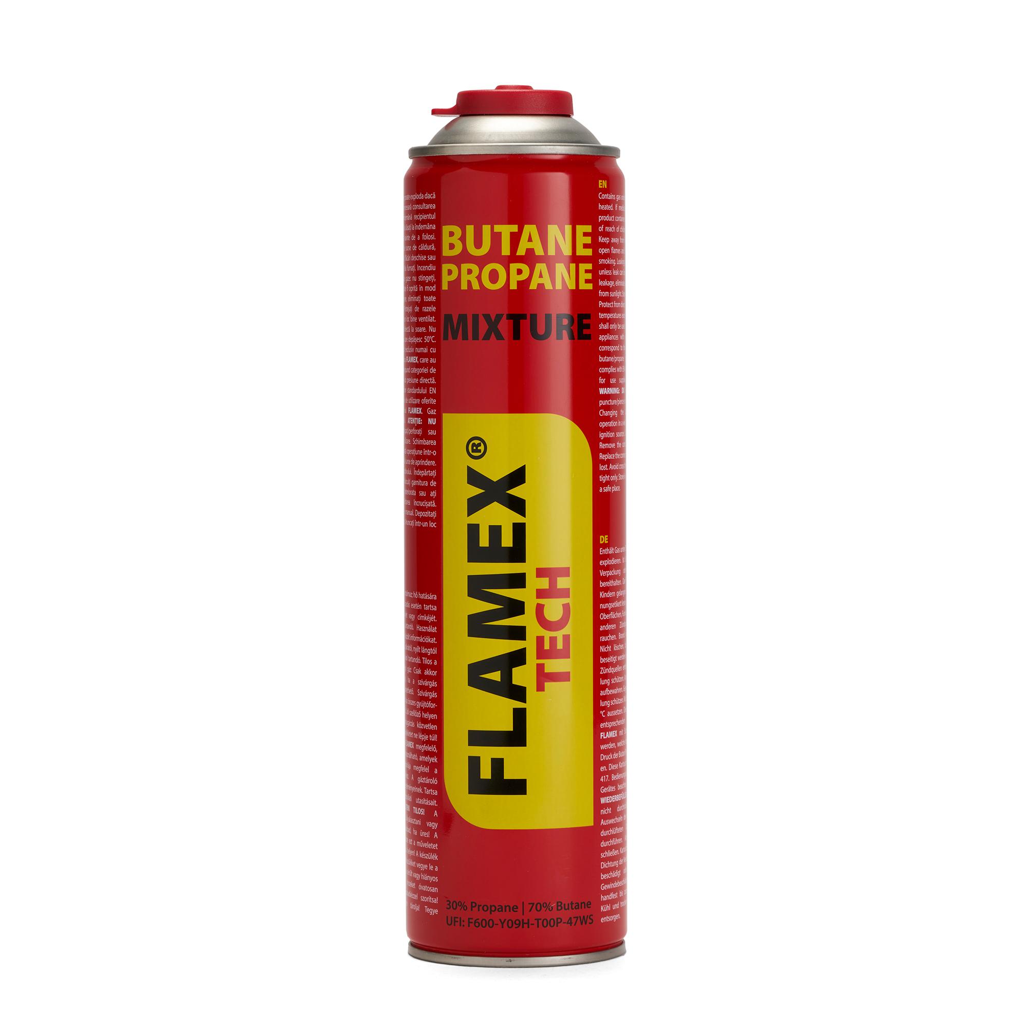 Butelie gaz tip spray FLAMEX Tech, 330 gr