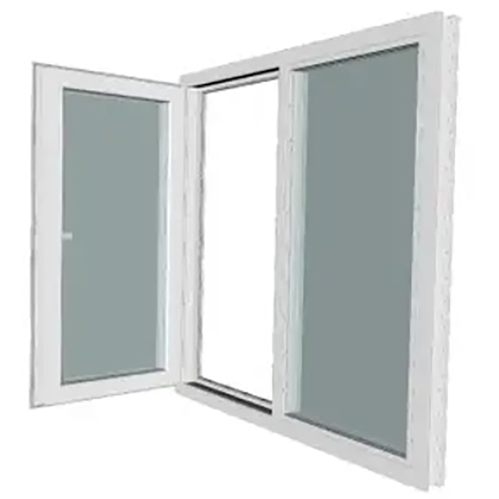 Fereastra termopan PVC, Alb, camere, 100 x 100 cm, Stanga, Simpla deschidere