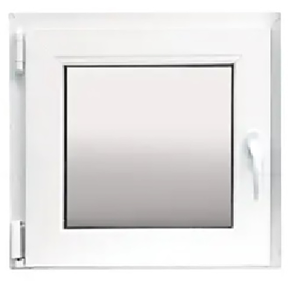 Fereastra termopan PVC, Alb, camere, 56 x 56 cm, Dreapta, Simpla deschidere