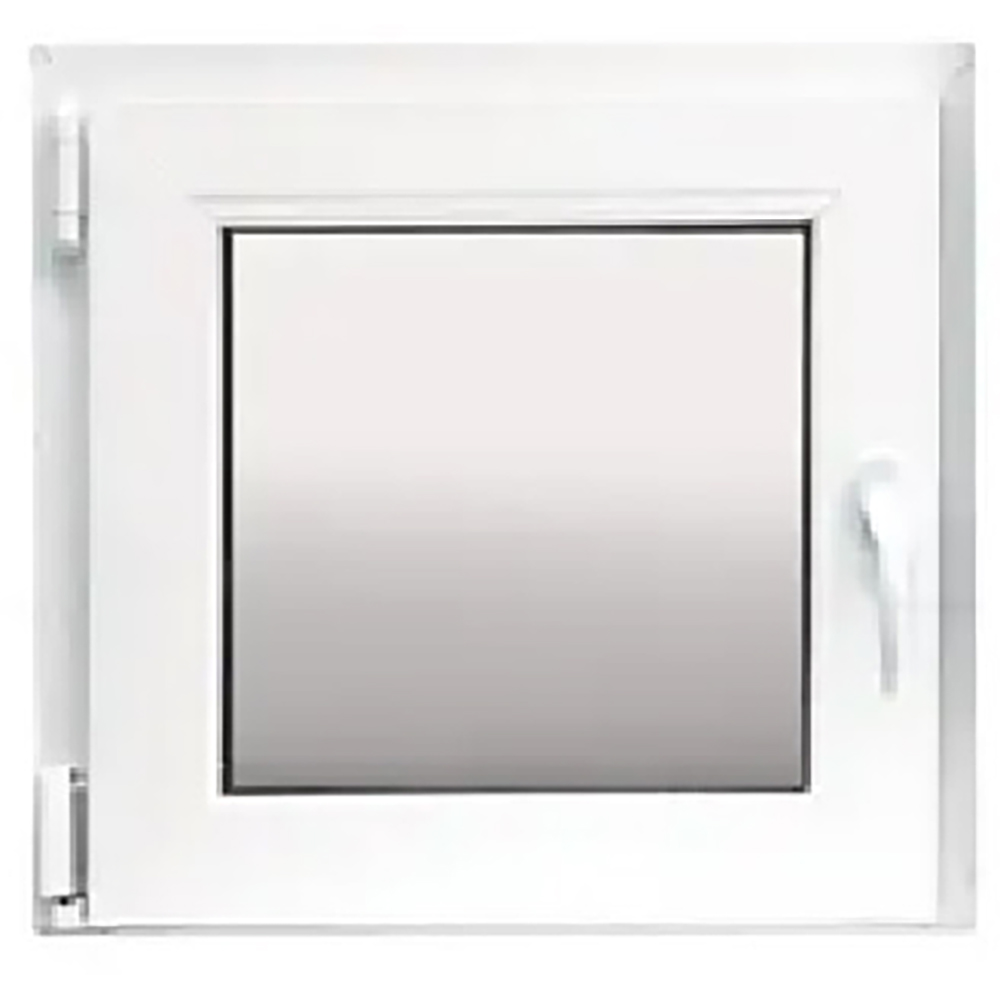 Fereastra termopan PVC, Alb, camere, 56 x 56 cm, Stanga, Simpla deschidere