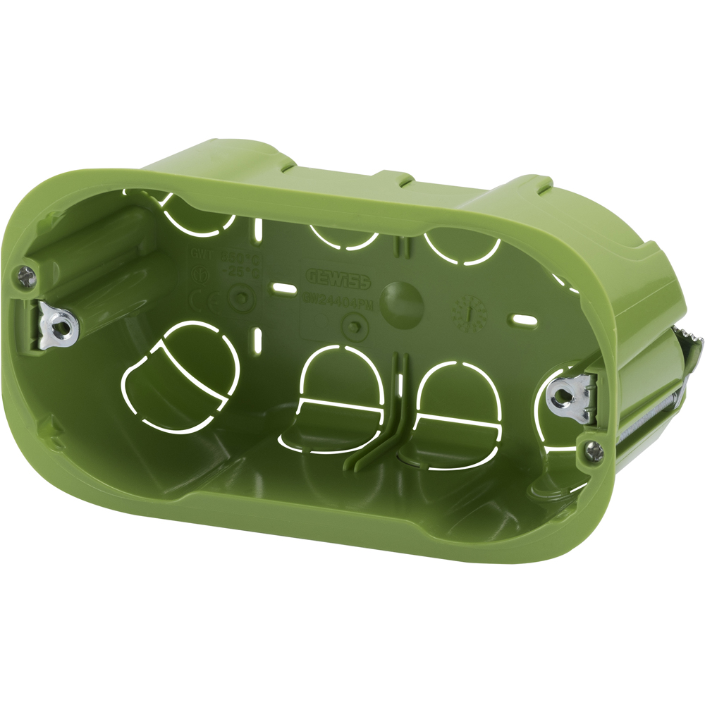 Doza GEWISS GW24404PMDY, 4 module, verde