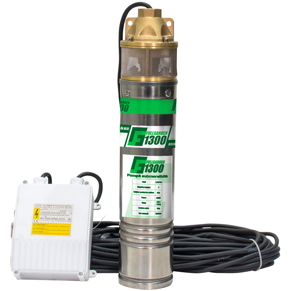 Pompa submersibila apa Full Garden 1300, 850 W, 2.2 m3/ora